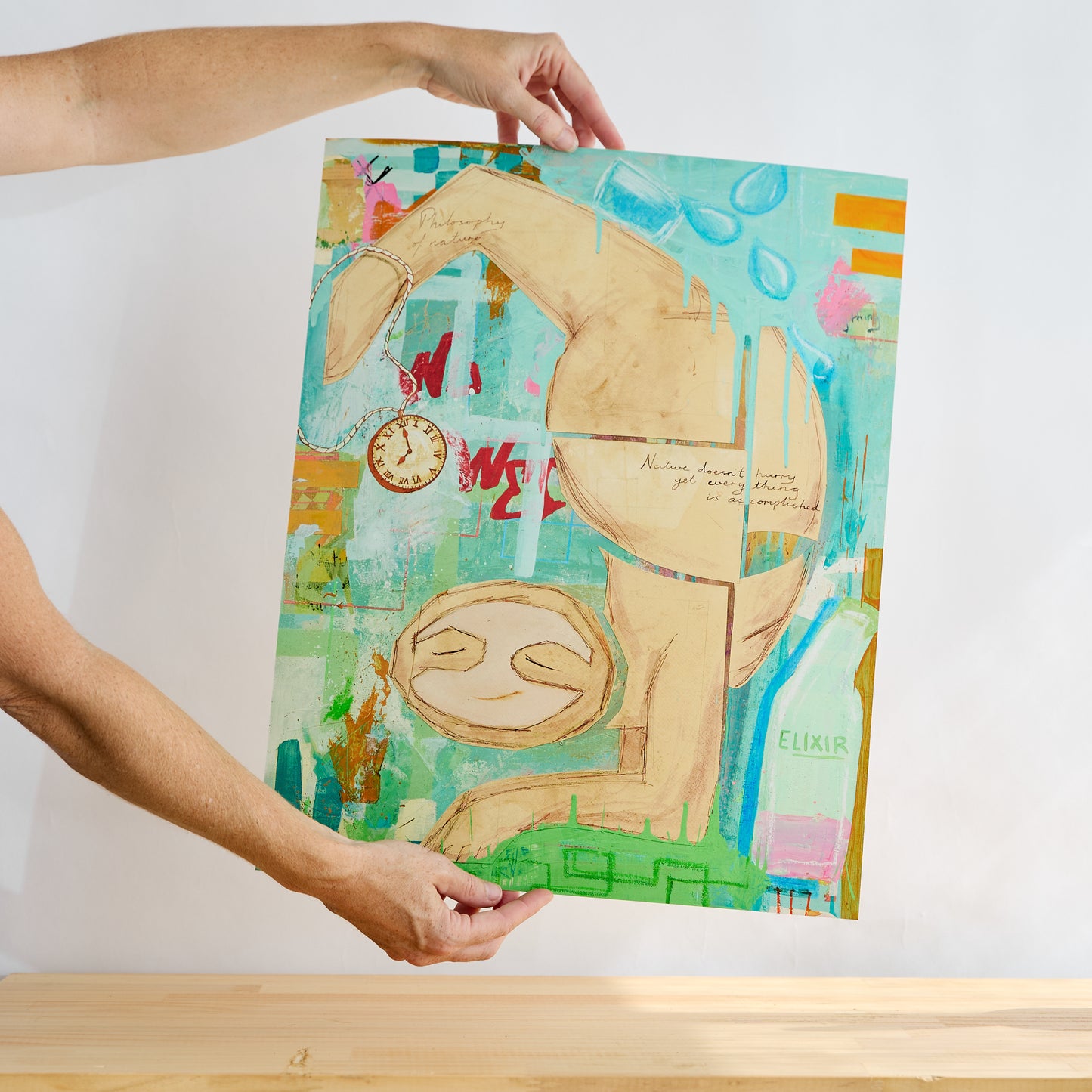 Slooow Sloth - Paper Print