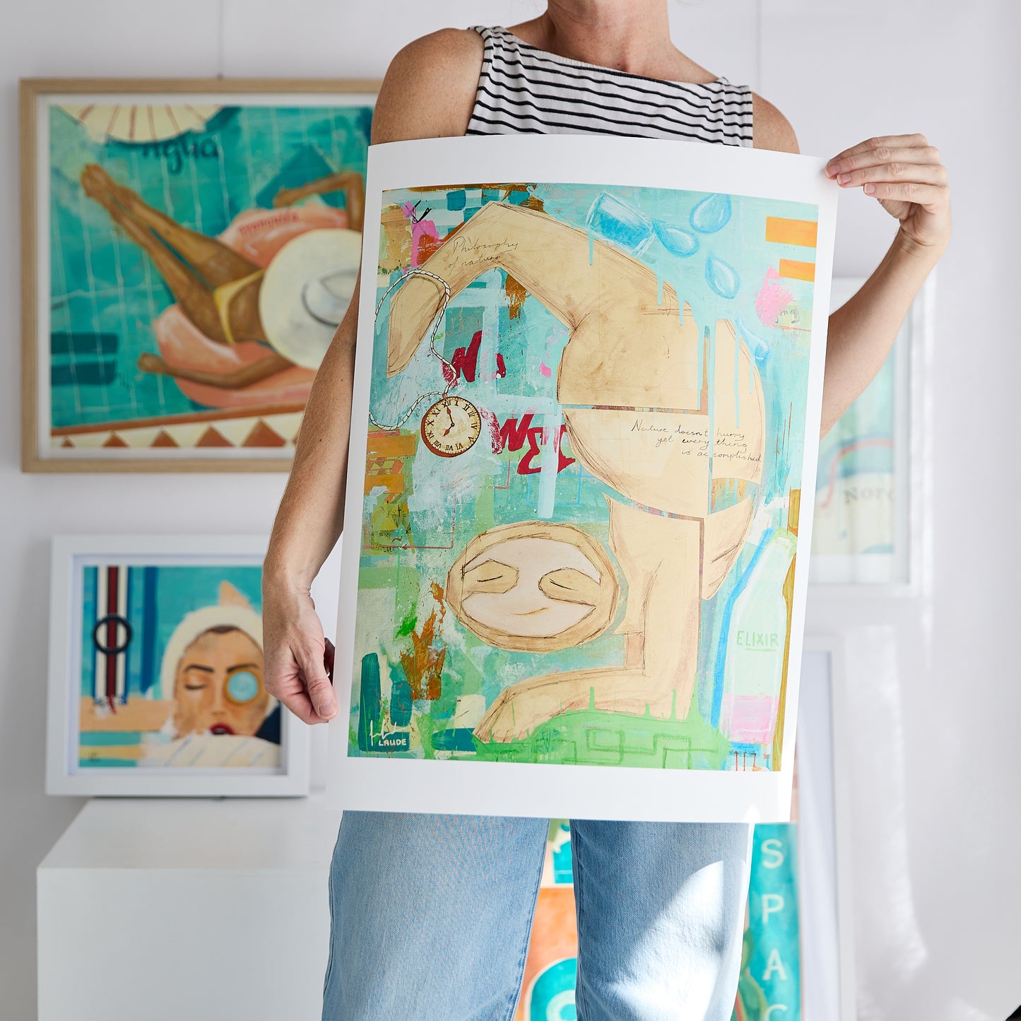 Slooow Sloth - Paper Print