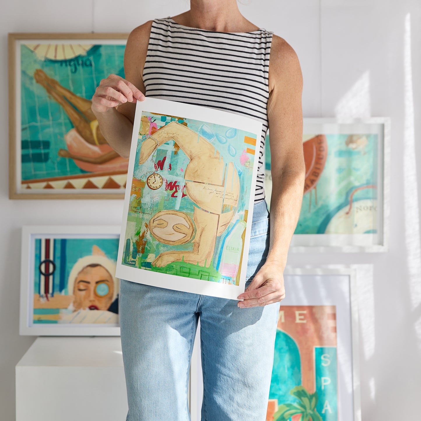 Slooow Sloth - Paper Print